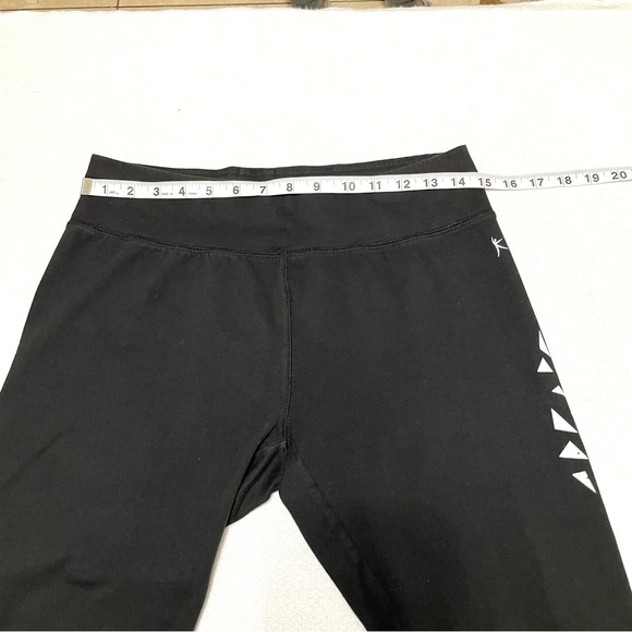 Danskin Now “Don’t Run Fly” Cotton leggings Athletic Pants in Black Women Size M - Picture 5 of 9